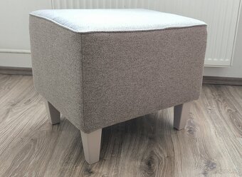 Kreslo s taburetom DREVONA - 5