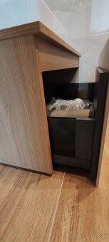 Skrinka s umývadlom na dosku 80cm Cersanit INVERTO Calacatt - 5