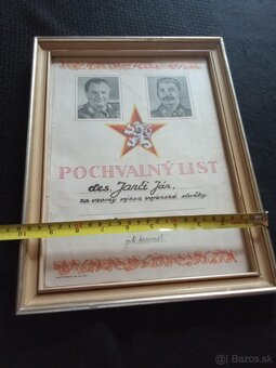 pochvalny dekret 1953 - Ceskoslovensko. - 5