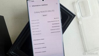 Samsung Galaxy Note 20 Ultra 5G 12/256GB - 5