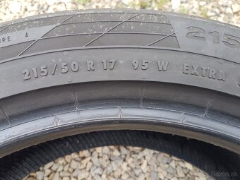 215/50 r17 letné pneumatiky 2ks Continental - 5
