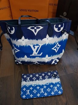 Nová Louis Vuitton Neverfull Escae modra - 5
