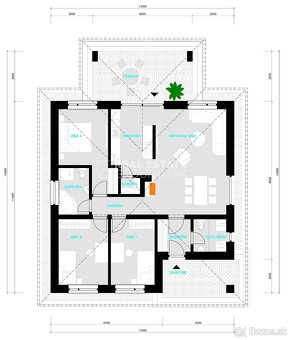 MODERNÝ BUNGALOV NA KĽÚČ S POZEMKOM - DIVINA - 5