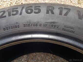 215/65 r17 letné pneumatiky 2ks Continental DOT2020 - 5