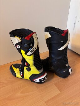 Predám moto čižmy Sidi MAG1 – Fluorescent Yellow, veľkosť 43 - 5