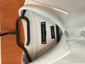 TOMMY HILFIGER originál belasé pánske polotricko L/XL - 5