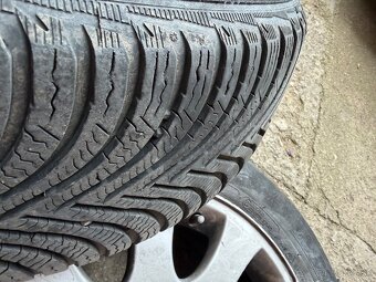 Alu disky Audi 5x112 + zimné michelin - 5