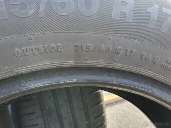215/60R17 continentál letné pneu - 5