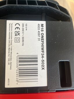 Milwaukee M18 ONEFHIWF34-502X Aku rázový uťahovák 4933459730 - 5