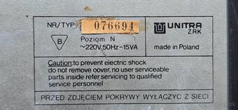 Kazetový deck UNITRA M7008 - 5