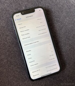 iPhone 13 Mini 128GB midnight - nová batéria - 5