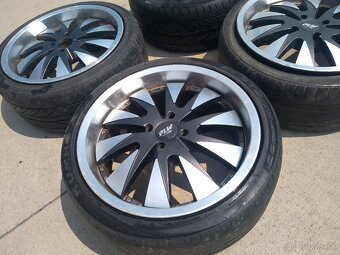 Prémiové športové hliníkové disky 4x100r17 s letnými pneu - 5