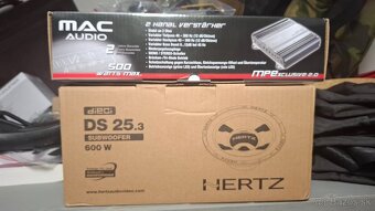 Subwoofer Hertz DS 25.3 + Mac Audio MPExclusive 2.0 - 5