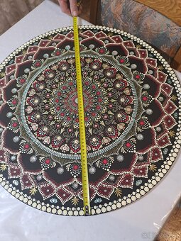 Rucne malovana mandala priemer 63cm - 5