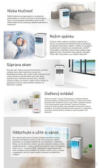 Predám mobilnú klimatizáciu Invertor Chilly 2,6 kW - 5