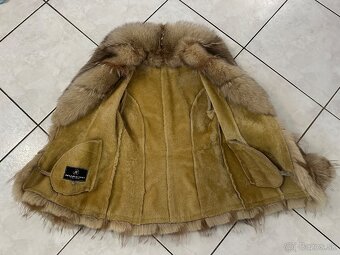 Kožený luxusný kabátik - 5