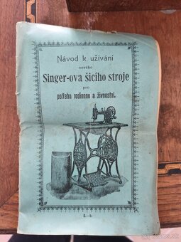 Stroj šijací Singer 1924 - 5