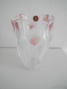 Sklenena vaza a tanier zn. WALTHER-GLASS - 5