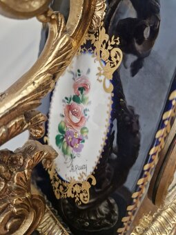 Porcelánové hodiny a vázy - 5