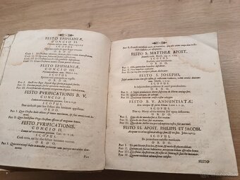 Starožitná latinská kniha 1677 pergamenová väzba - 5