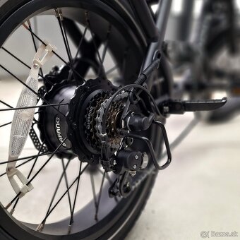 Fatbike elektrobicykel 500W/250W - 21Ah/15Ah CAIMAN Black - 5