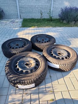 Predám 4x oceľové disky so zimnými pneumatikami - 5