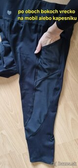 Dámske športové čierne ¾ legíny (Forever 21) - 5