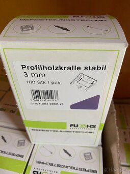 Spony na drevený obklad č. 3… sponky, úchytky na palubky. - 5