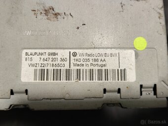 Autorádiá Volkswagen golf, Passat - 5
