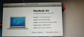 Mac Book  Air 2013 - 5
