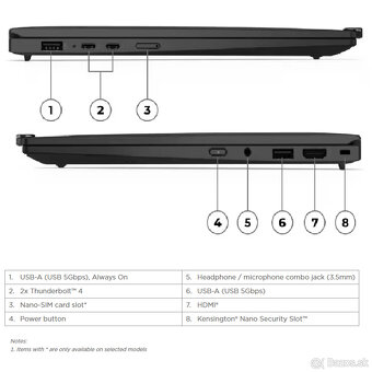 Lenovo X1 Carbon G12:Core U5 135U, 32GB, SSD 512GB, W11P - 5