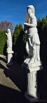 Biele záhradné sochy - 5