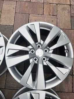 Orig. hliníkové disky Peugeot R17, 5x108 - 5