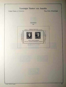 Predám listy KABE, na známky USA 76 strán - 5