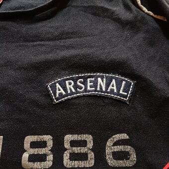 Arsenal FC official product futbalové čierne tričko XL - 5