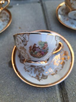 Pozlátená 24 karatovym zlatom cajova suprava - 5