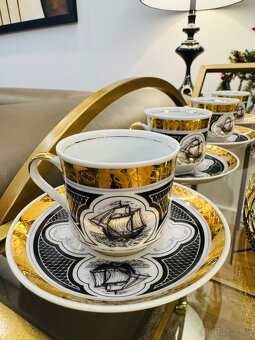 Retro vitrínová súprava 8 ks šálok - 5