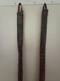 Staré rolničky na kožených pásoch so strapcami - 5