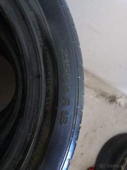 letné pneumatiky 215/55r18 ZR Da sa poslat kurierom - 5