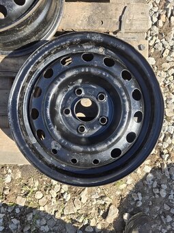 Original plechove disky KIA R15 - 5