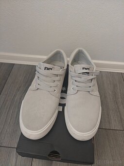 DC Shoes Trase TX veľ. 42 (27,5cm) kožené, biely mix - 5