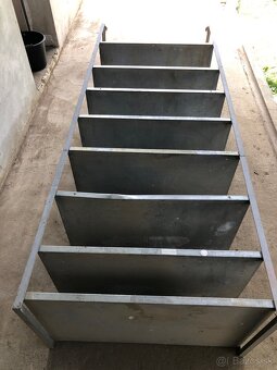 Kovový palicový dielenský regál 250cm x 97cm x 58cm - 5