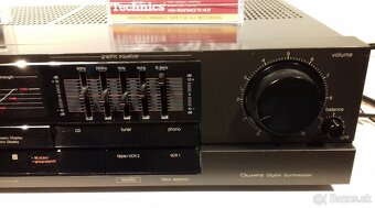 250W Zosilnovac+Equalizer+Tuner=Receiver TECHNICS JAPAN AR02 - 5