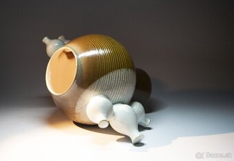 Keramická  váza  - Kravsko - 5