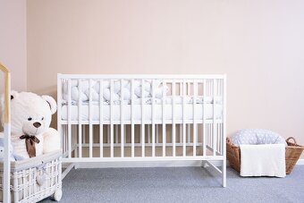 Postieľka Basic Biela / Prírodná viac farieb - 5