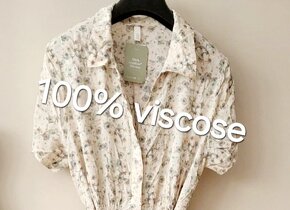 H&M boho šaty  veľkosť M/40 - 5