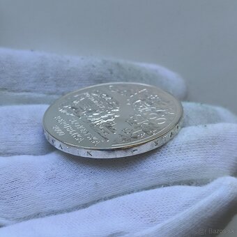 Strieborná minca 500 SK Samuel Mikovíni r. 2000 - 5
