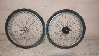 Predám 24" kolesá 24x1.90 z horského biku. - 5
