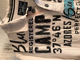 CAMP DAVID originál white pánske polotricko L/XL - 5