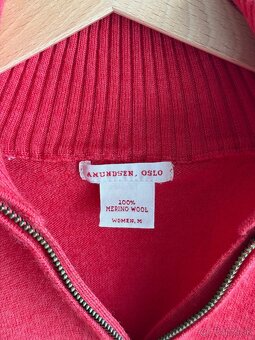 Zánovný luxusný merino sveter Amundsen Peak Half Zip - 5